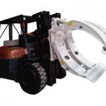 Kelas 2 Forklift Attachment Rotating Paper Roll Clamp