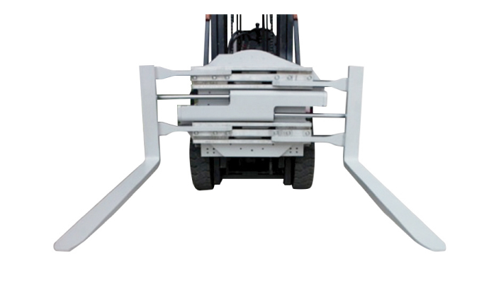 Kelas 2 Forklift Attachment Rotating Fork Clamp Dengan Panjang 1220 Mm Huamai Technology Co Ltd