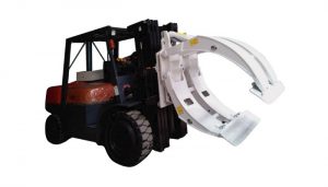 Peralatan Penanganan Material Forklift Paper Roll Clamp